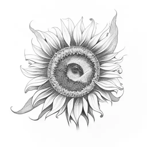 Sunflower And Ripping Skin