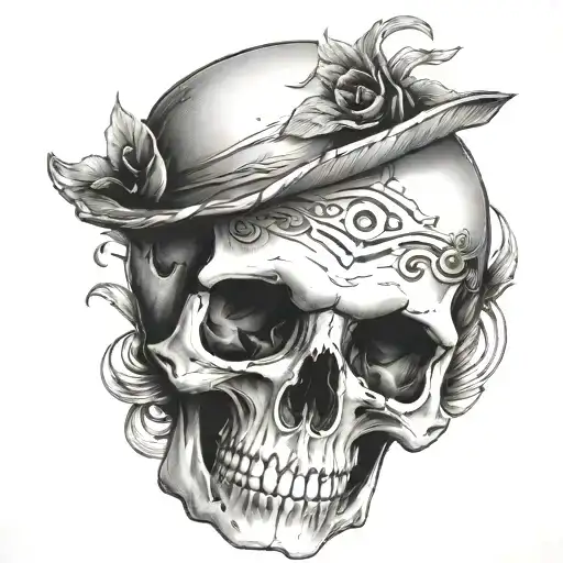 Skull Downward Looking