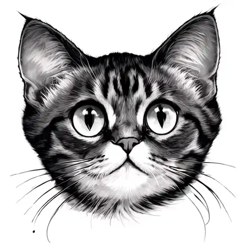 Cat Paw Print And Cat Ears