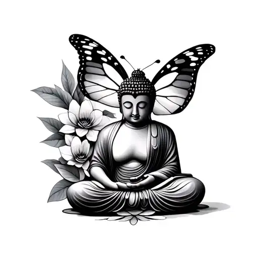 Buddha Butterfly Resting