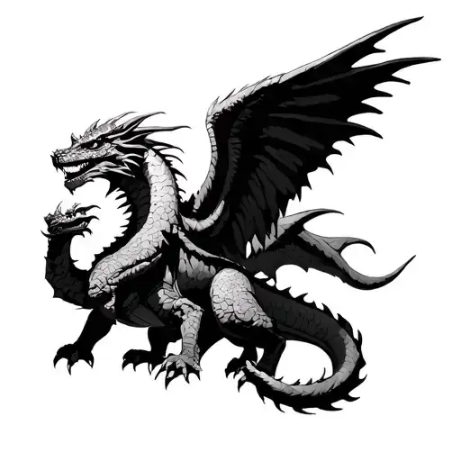 Arch Angel Micheal The Archangel Slayin A Dragon