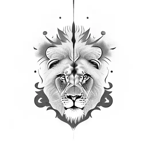 Lion Inside A Number 78