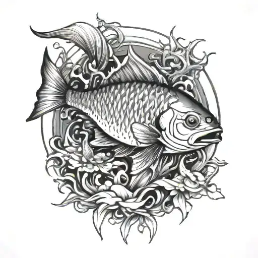 Fish In The Water Darken Everything Add More