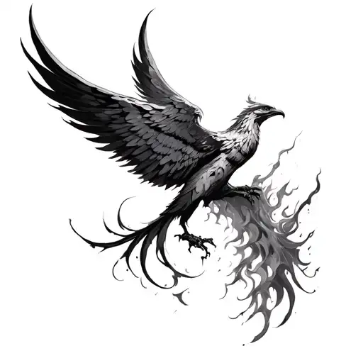 Phoenix Rising From The Ashes