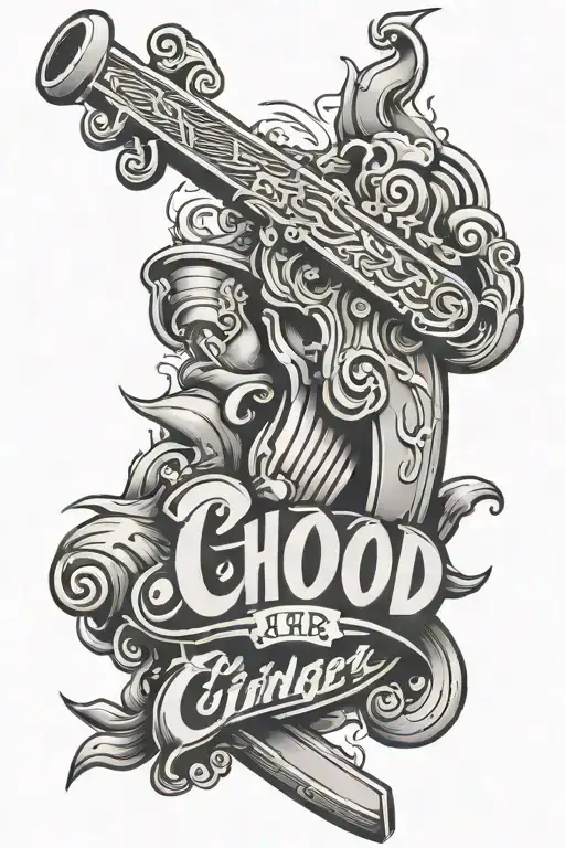 Clinger With The C In Old School Lettering And The Rest In Bold Lettering