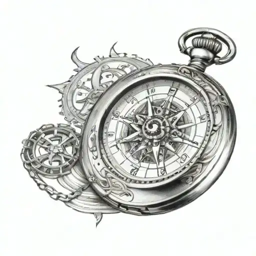 Pocket Watch Compass