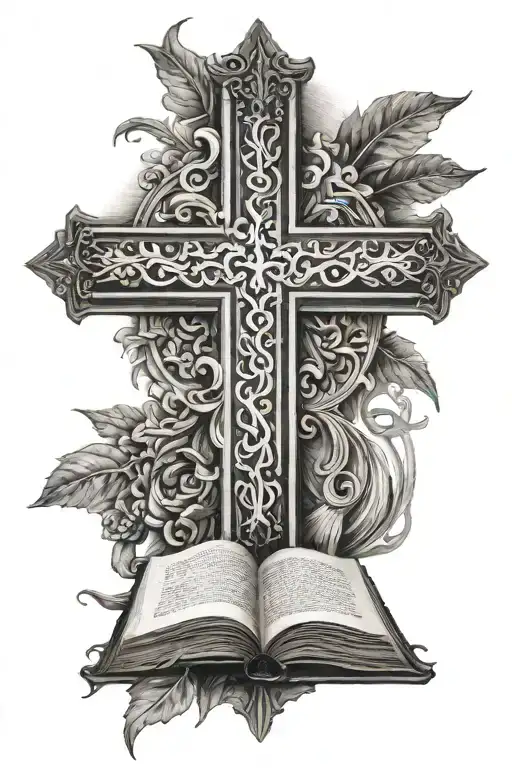 Bible And Cross