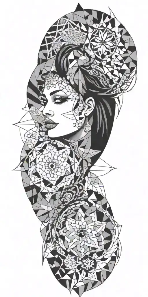 Geometric Design With Intricate Patterns