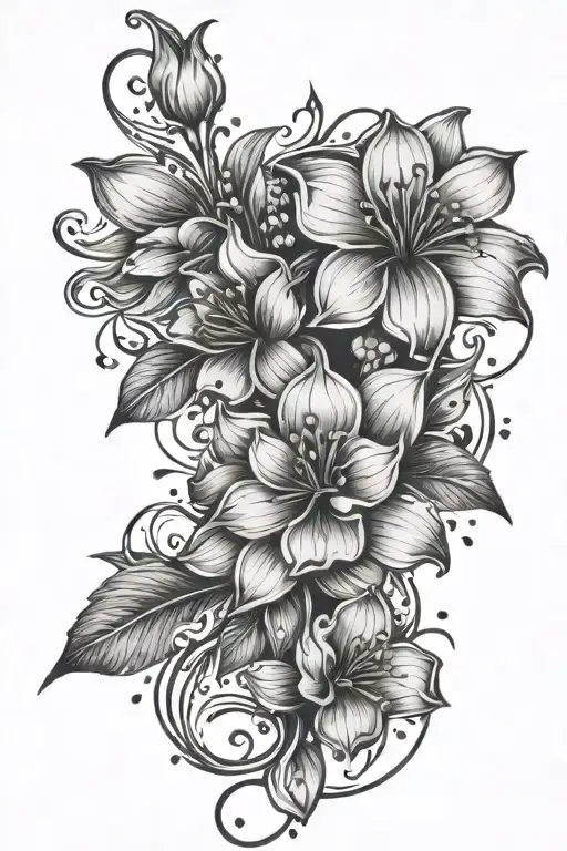 Flowers Shaping Water Droplet