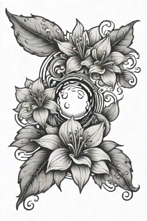 Flowers Shaping Water Droplet No Rain No Flowers