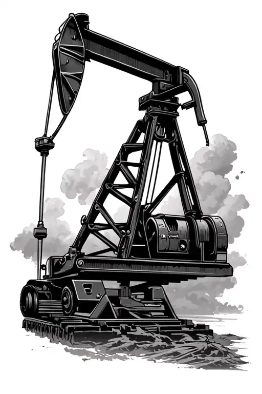 Oil Pumpjack Bicep