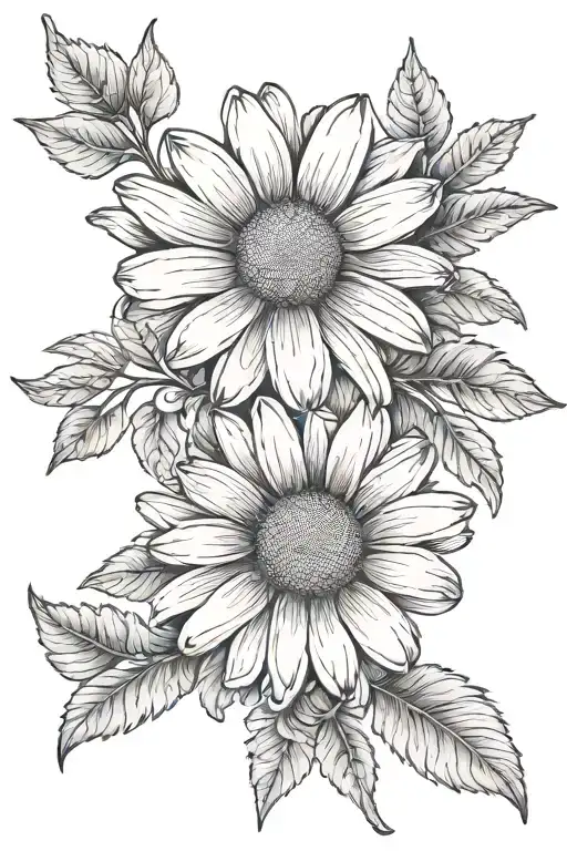 Skeleton Daisy Flower