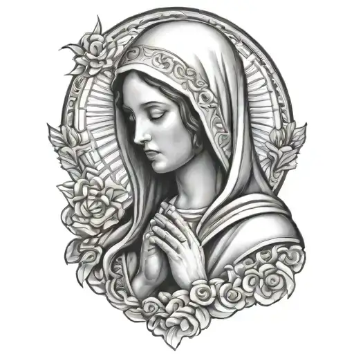 Virgin Mary Praying