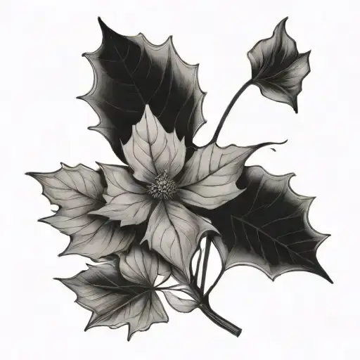 Maple And Magnolia Leaf