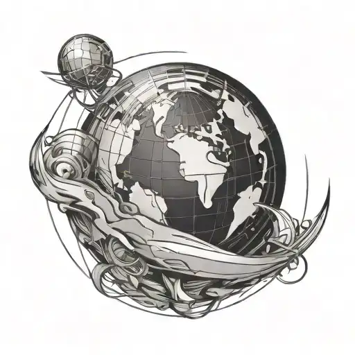 Abstract Globe