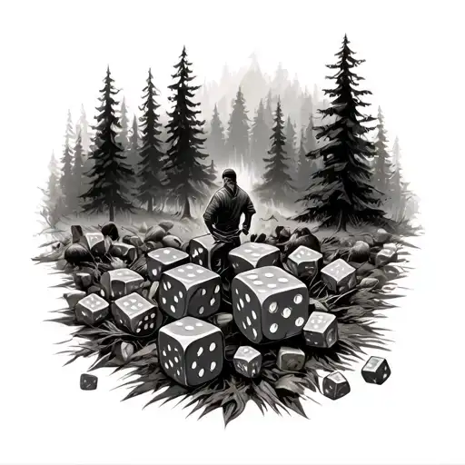 A Steel Manufacturing Leader Throwing Dice In A Forest Filled With Wildlife