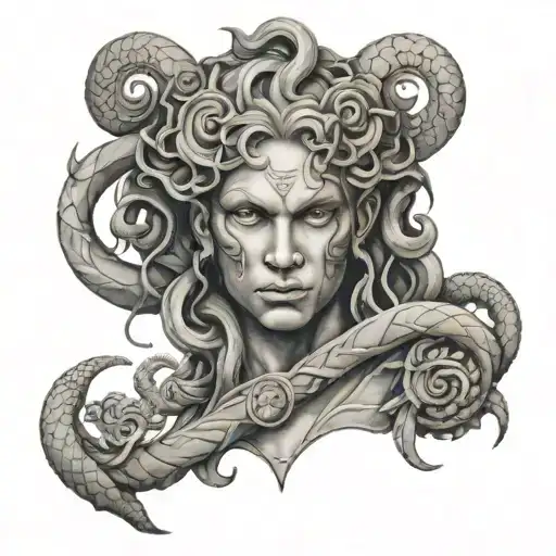 Gorgon Atlas Carrying The World