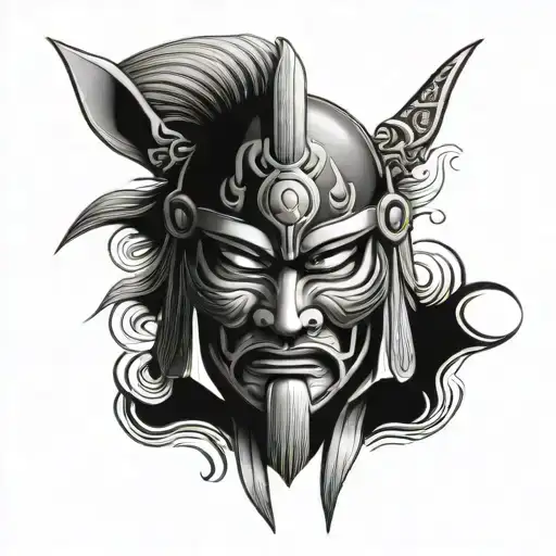 Japanese Warrior Mask