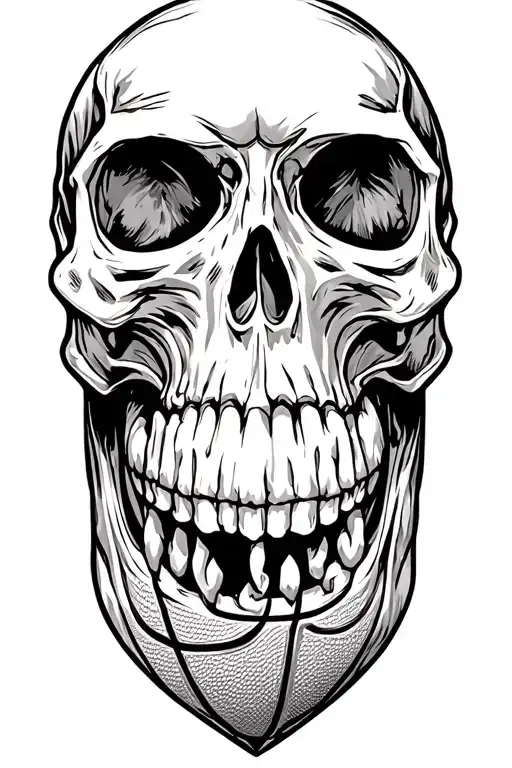 Basketball Skull