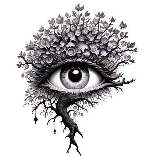 Tree Of Knowledge All Seeing Eye