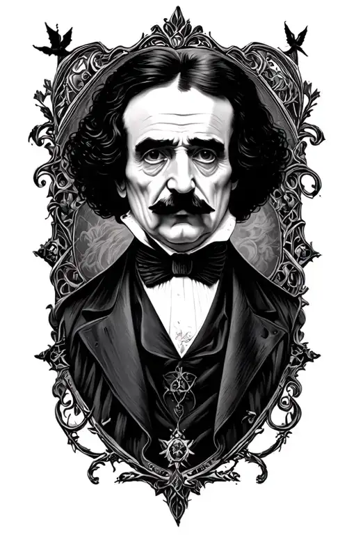 Edgar Allen Poe Gothic Style No Raven