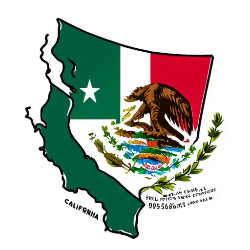 California Beat Mexico Flag And Guatemala Flag