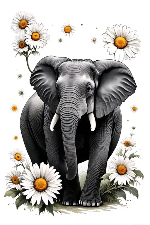Elephants Daisy