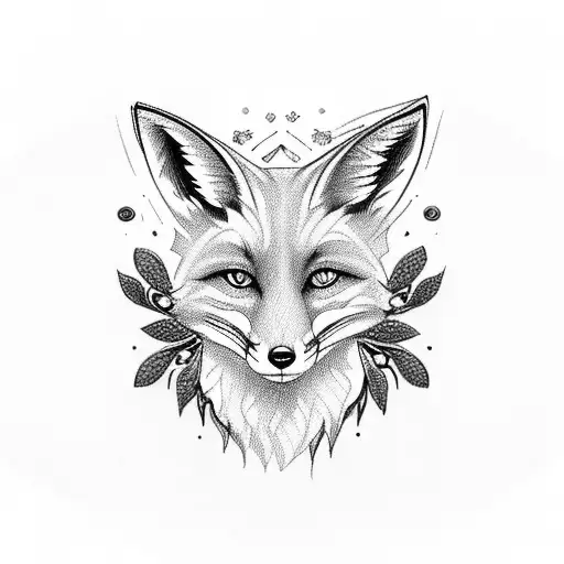 Full Back Fox With Jewels