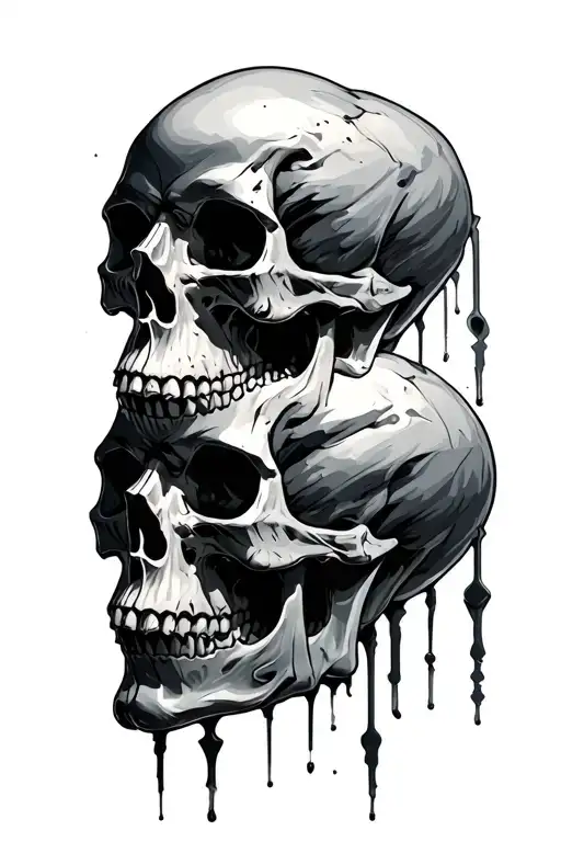 Skulls Representing Dark Periods