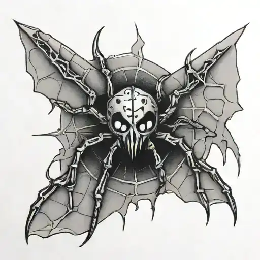 Greasword With A Spider On It