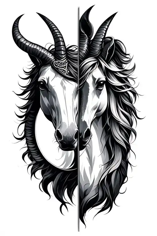 Sagittarius And Capricorn Zodiac Signs Merged