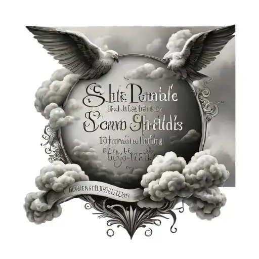 Bible Verse With Clouds