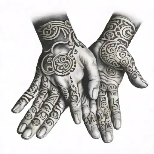 Twin Hands And Names