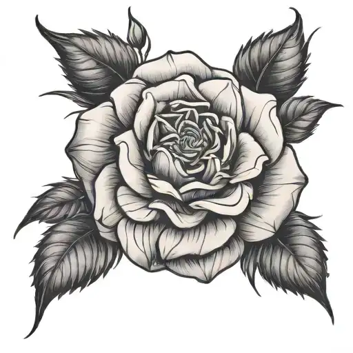 Spider Rose And Black Band