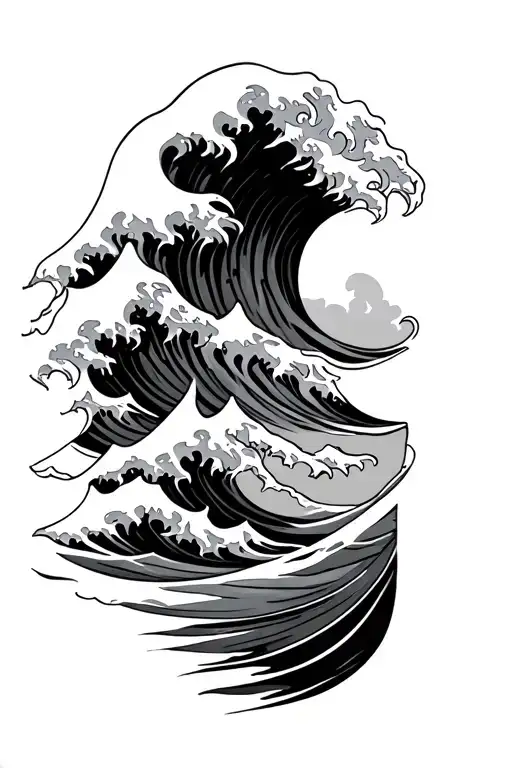 Wave With Text Along