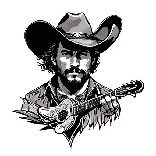 Western Cowboy Theme Sleeve