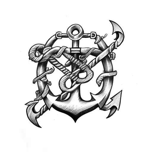 Anchor As Part Of A Forearm Sleeve