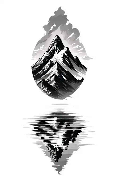Mountain Peak Reflection