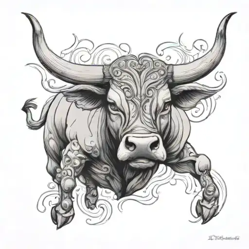 Bhrama Bull And Ocean