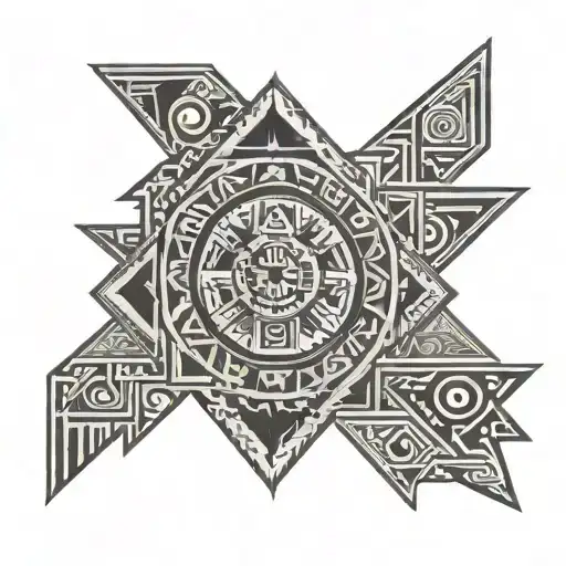 Aztec Geometric Tribal