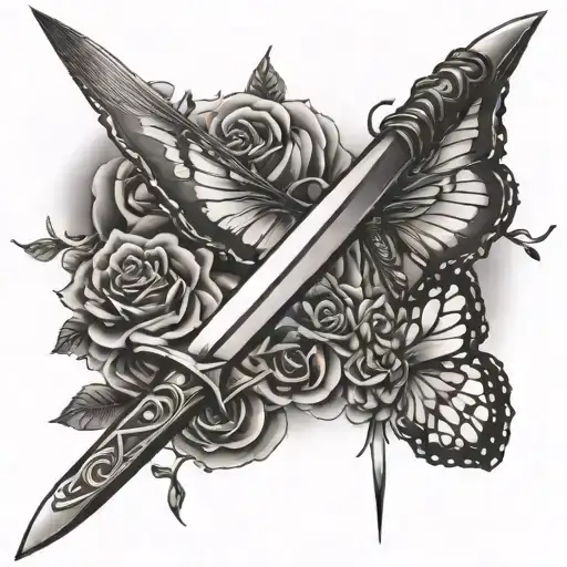 Sword With Butterfly