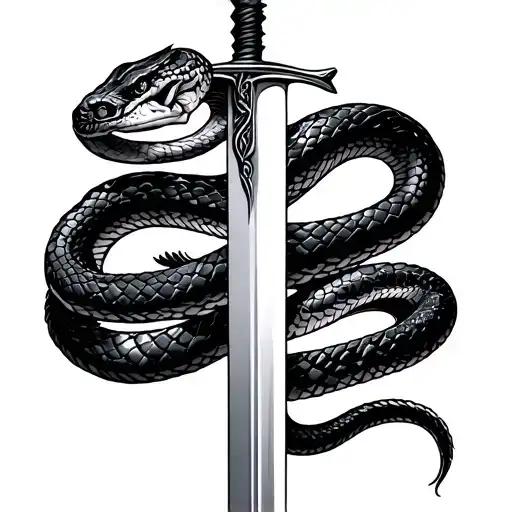 Snake And Sword