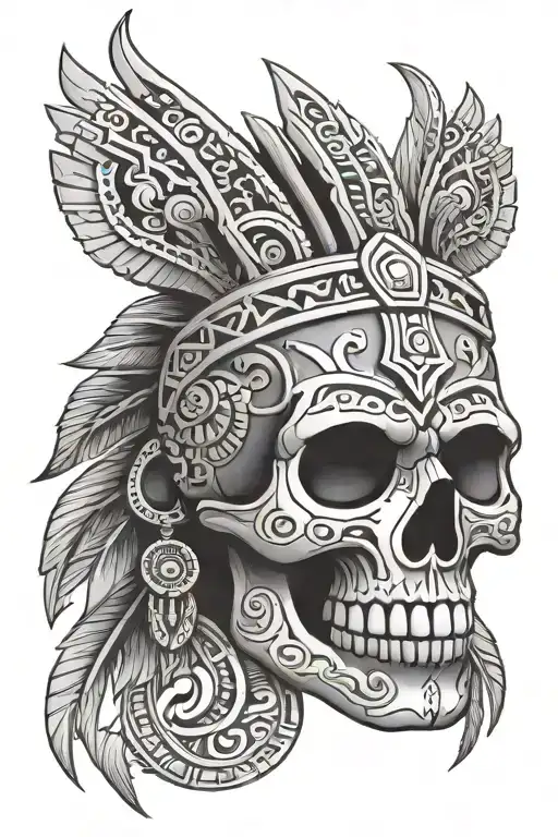 Aztec Skull