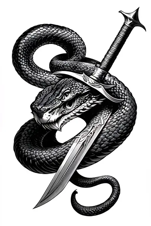 Snake And Sword