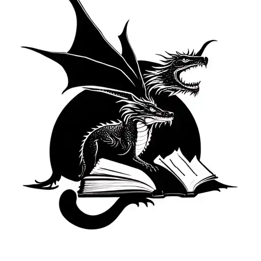Design A Tattoo That Alludes To Having 3 Sons And Loving Music And Animals And Books And Dragons