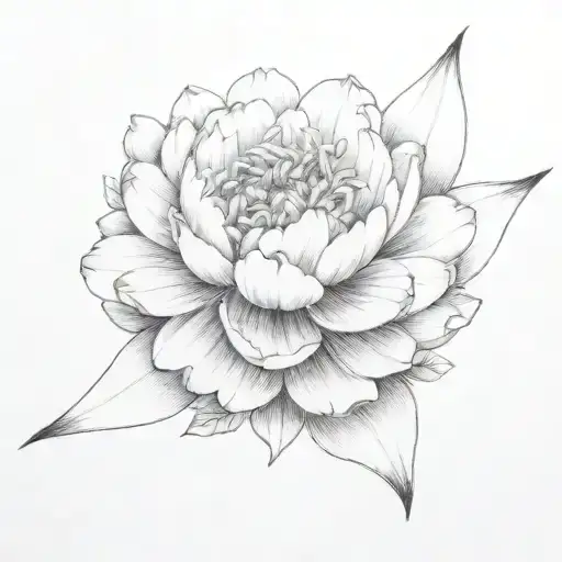 Floral With Peony And Water Lily