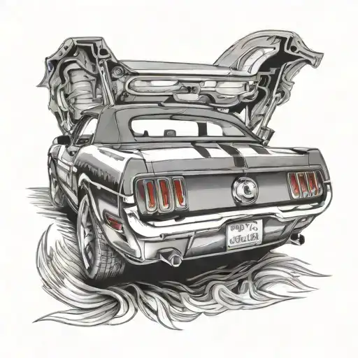 Ford Mustang Convertible Rear End