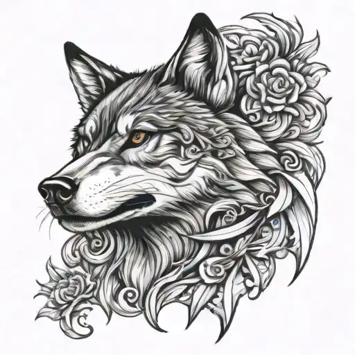 Wolf Chicano Tattoo Face Women