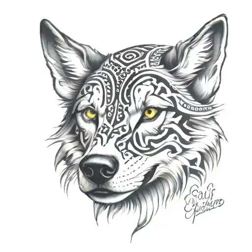 Wolf Chicano Face Women