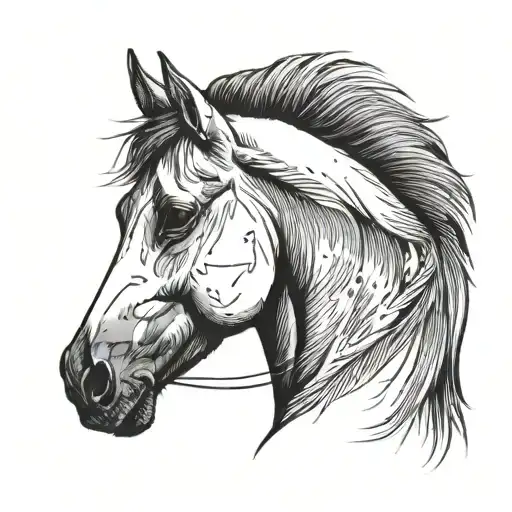 Horse Head Minimalist